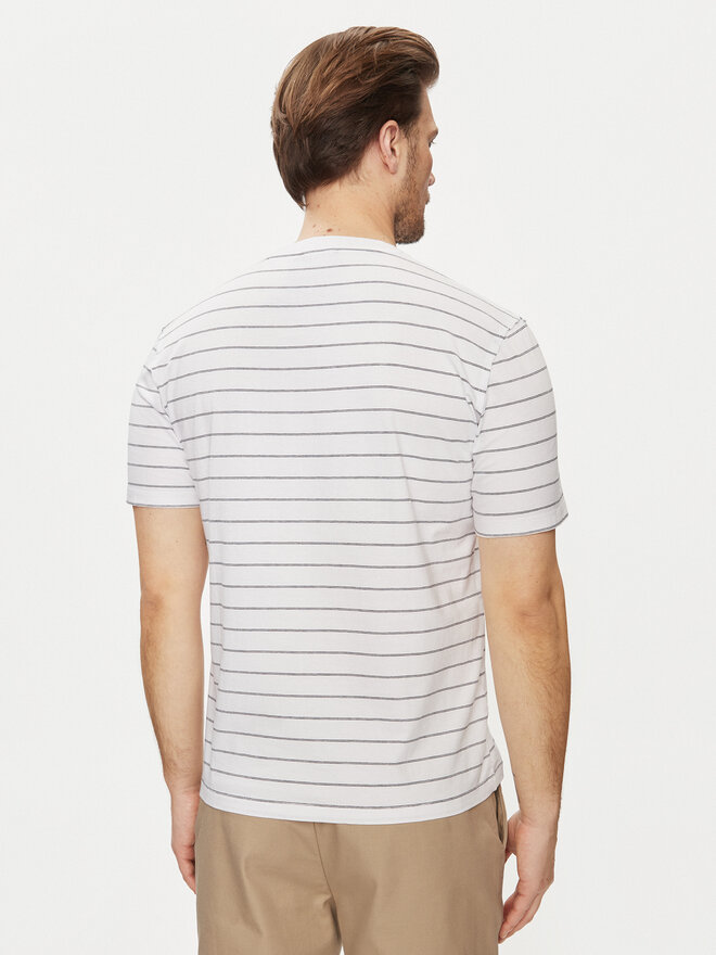 Sisley Sisley Camiseta 3QPBS103C Blanco Regular Fit