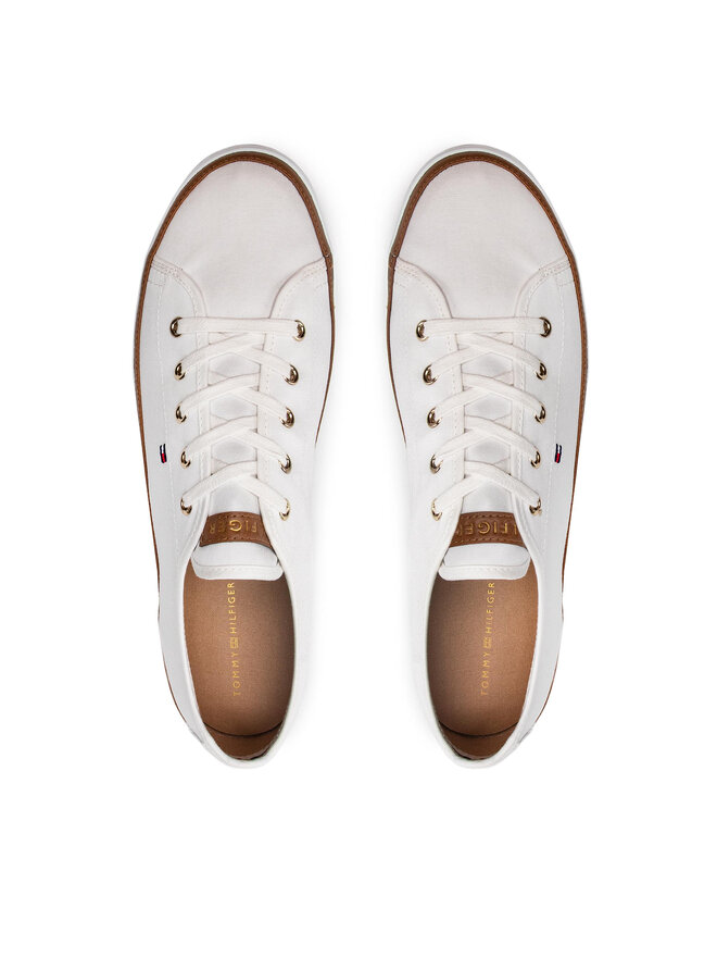 Zapatillas de tenis Tommy Hilfiger Iconic Kesha Sneaker FW0FW02823 Blanco zapatos.es