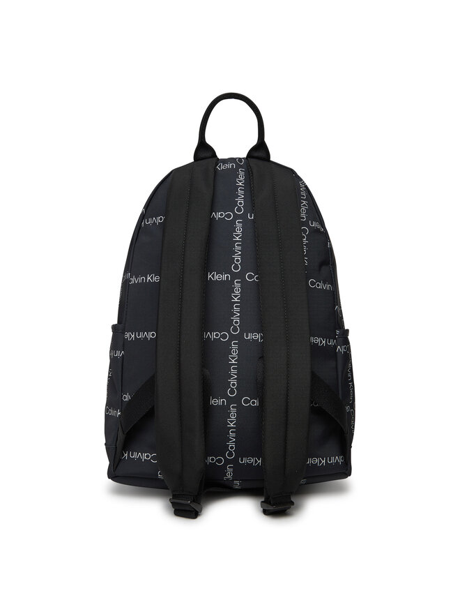 Calvin Klein Jeans Rucksack Calvin Klein Jeans City Grid Aop IU0IU00711 Schwarz