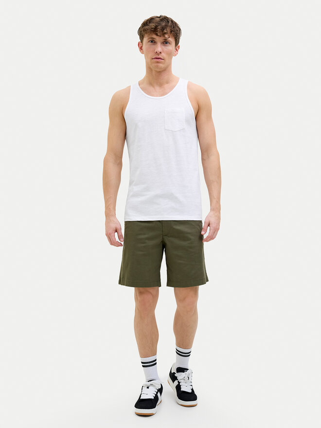Jack&Jones Jack&Jones Tank top Jake 12270577 Λευκό Regular Fit