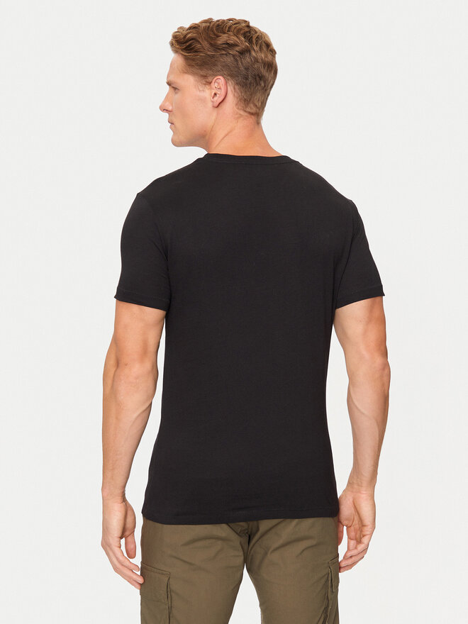 Calvin Klein Jeans Calvin Klein Jeans Camiseta Two Tone Institutional J30J325676 Negro Regular Fit