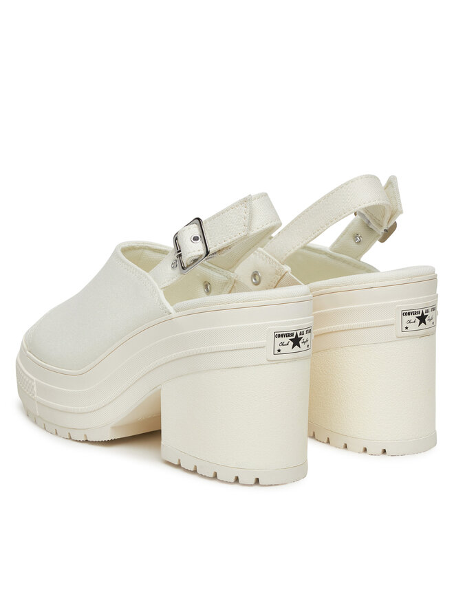 Converse Sandalen Converse Chuck 70 De Luxe Heel Sandal Platform A13796C Écru