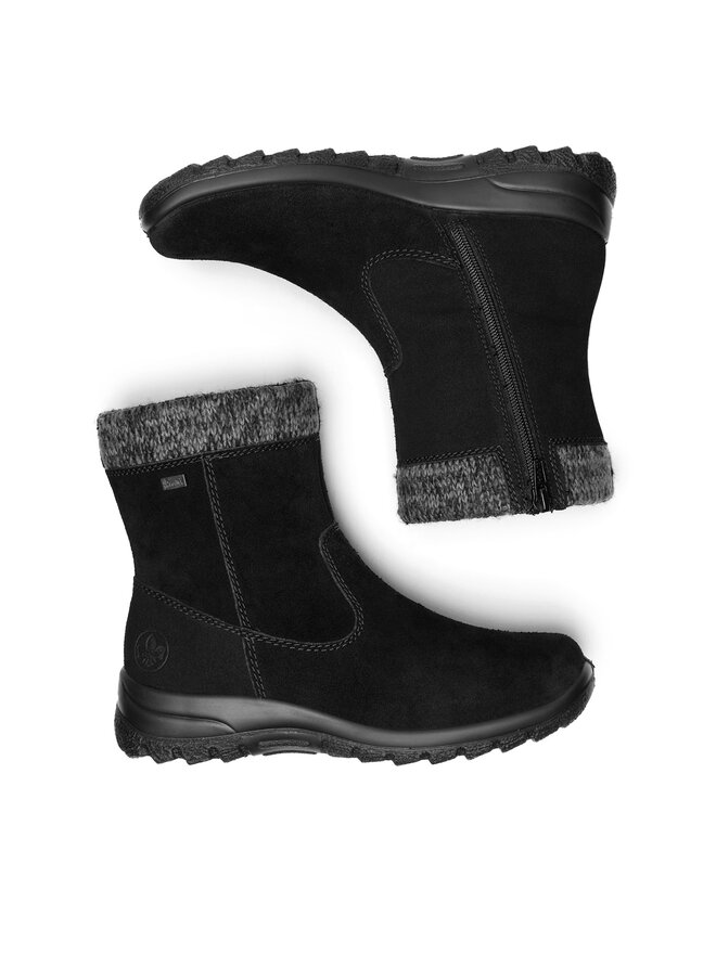 Rieker Μποτάκια Rieker L7165-00 Μαύρο
