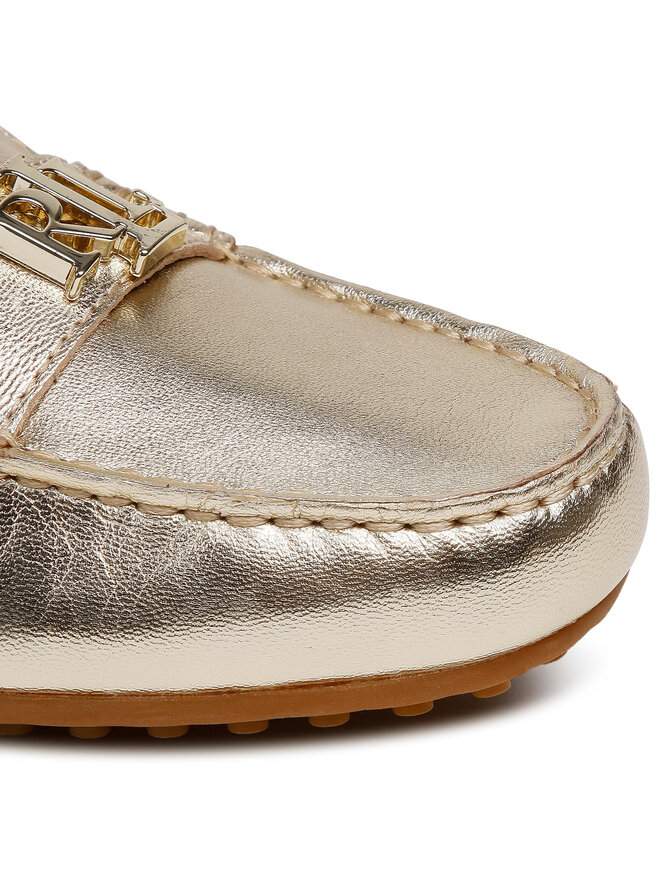 LAUREN RALPH LAUREN Mokasyny Lauren Ralph Lauren Barnsbury 802809341001 Złoty