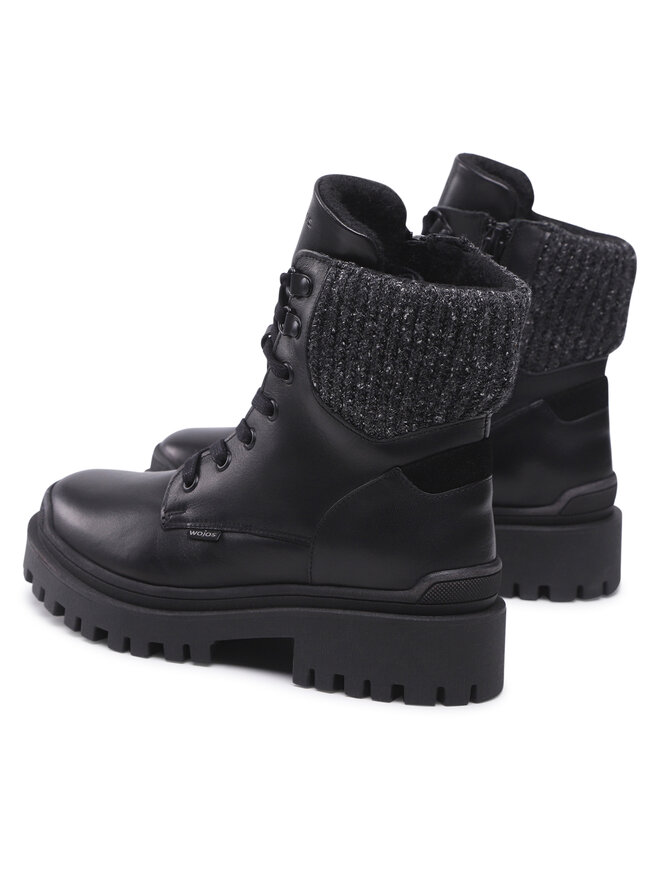 Wojas Schnürstiefeletten Wojas 64052-71 Schwarz