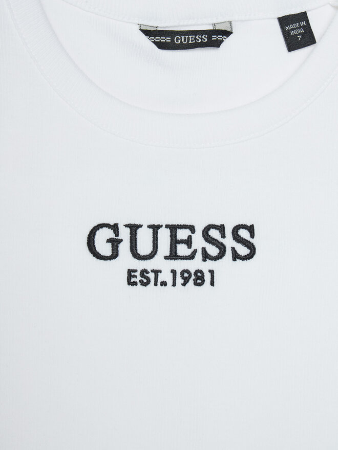 Guess Guess Τοπ J4YI16 KBZP4 Λευκό Regular Fit