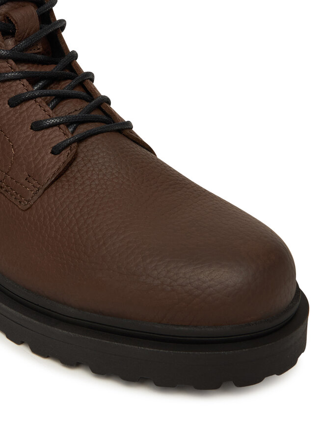 Tommy Jeans Schnürschuhe Tommy Jeans Tjm Lace Up Tumbled High EM0EM01631 Braun