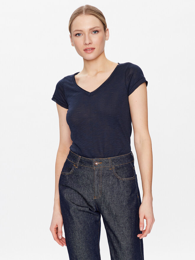 Sisley Sisley Camiseta 3TNHL4007 Azul marino Regular Fit