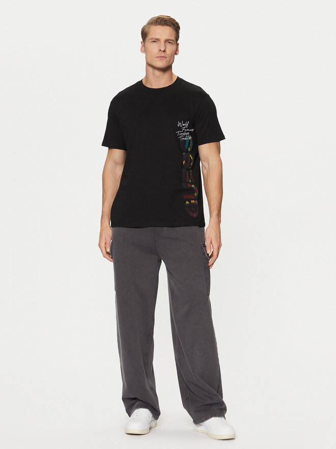 Guess Guess Póló M5RI01 KCHA1 Fekete Regular Fit