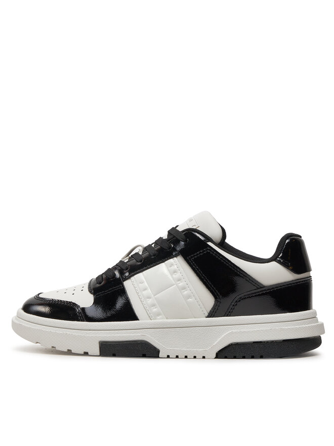 Tommy Jeans Снікерcи Tommy Jeans The Brooklyn Patent EN0EN02528 Чорний