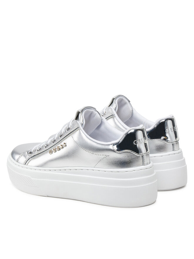Guess Sneakersy Guess FLJMRI LEL12 Srebrny