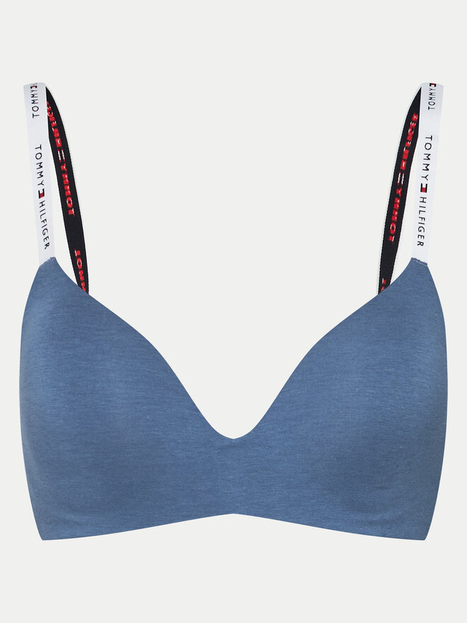 Tommy Hilfiger Tommy Hilfiger Σουτιέν χωρίς μπανέλα UW0UW03821 Μπλε