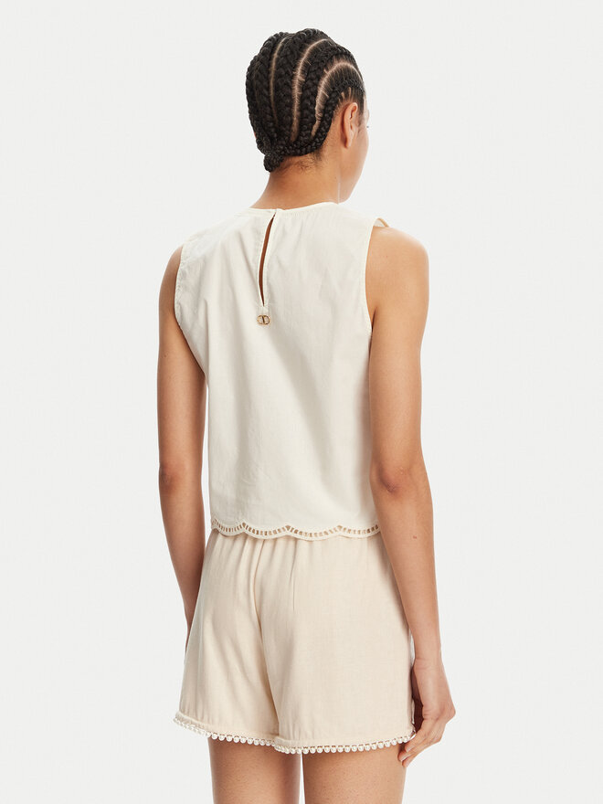 TWINSET TWINSET Top 251TT2165 Beis Loose Fit
