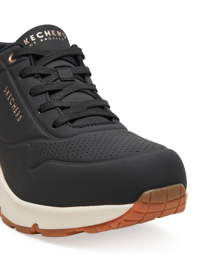 Skechers Sneakers Skechers UNO Wedge - Hi Steps (177520-BBK) 177520/BLK Negru