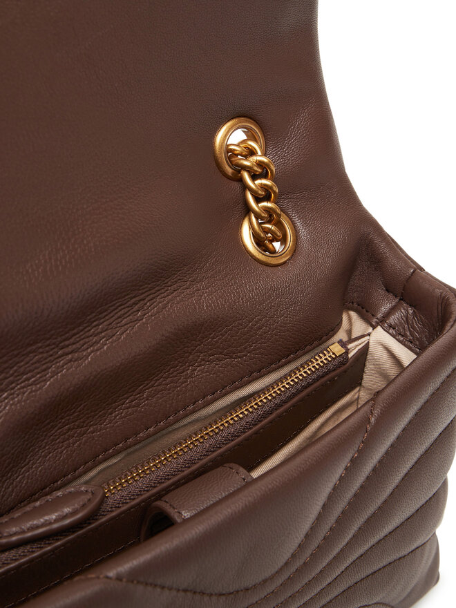 PINKO Handtasche PINKO Love Puff Mini Cl AI 24-25 PLTT 100039 A1EX Braun