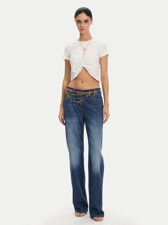 Elisabetta Franchi Elisabetta Franchi Camiseta MA-006-51E2 Blanco Regular Fit