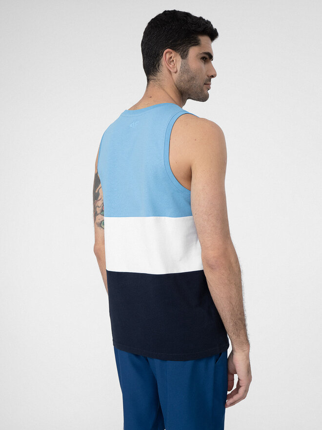4F 4F Футболка 4FSS23TTSHM352 Голубий Regular Fit