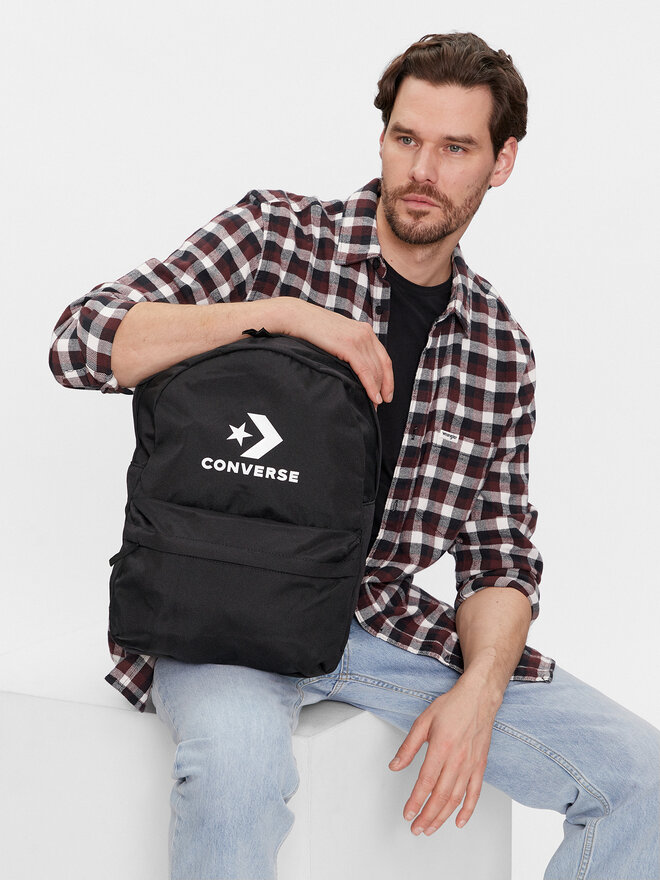 Converse Σακίδιο Converse Speed 3 Backpack Sc Large Logo 10025485-A04 Μαύρο