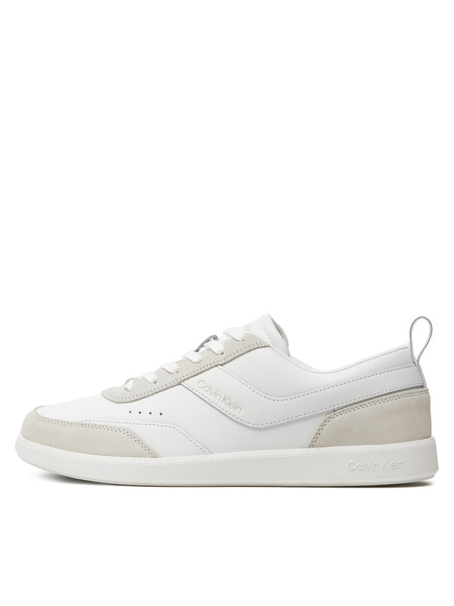 Calvin Klein Sneakers Calvin Klein Low Top Lace Up Lth Mix HM0HM00851 Weiß