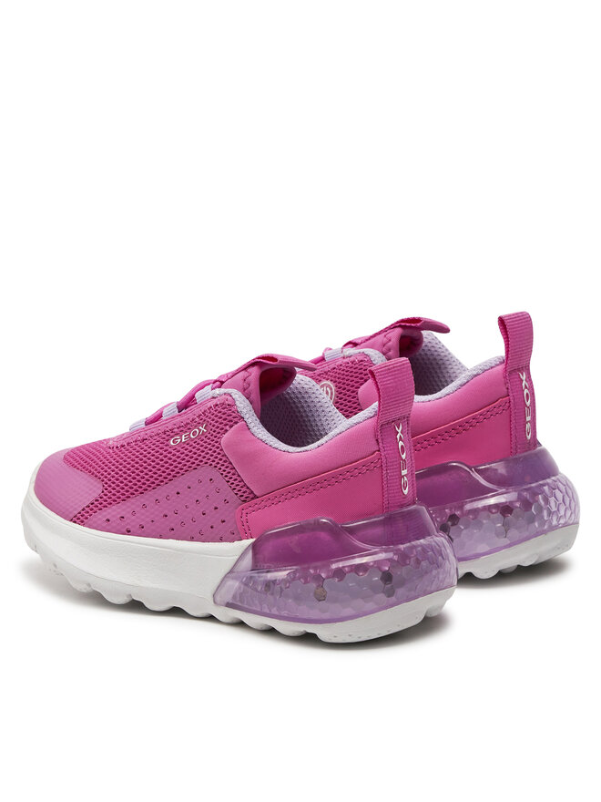 Scarpe Da Ginnastica Geox J Activart Illuminus Donna - In Pelle, Comode E Leggere, Perfette Per Tutti I Giorni - Foto 5