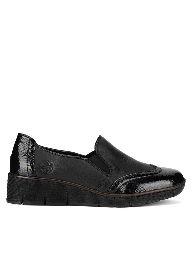Rieker Polobotky Rieker 53776-00 Černá