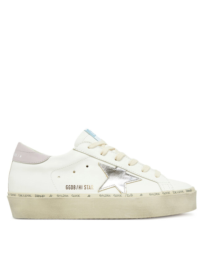 GOLDEN GOOSE Sneakersy GOLDEN GOOSE Hi Star Classic With List GWF00118.F006845.10527 Biela