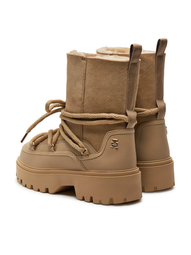 Tommy Hilfiger Schneeschuhe Tommy Hilfiger FW0FW08085 Beige