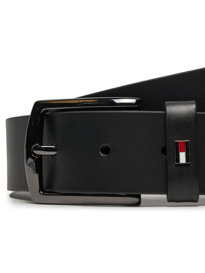 Tommy Hilfiger Ζώνη Ανδρική Tommy Hilfiger Denton AM0AM12546 Μαύρο