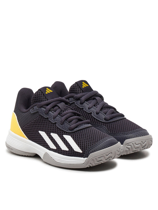 Buty do tenisa adidas Courtflash IF9104 Czarny | eobuwie.com.pl