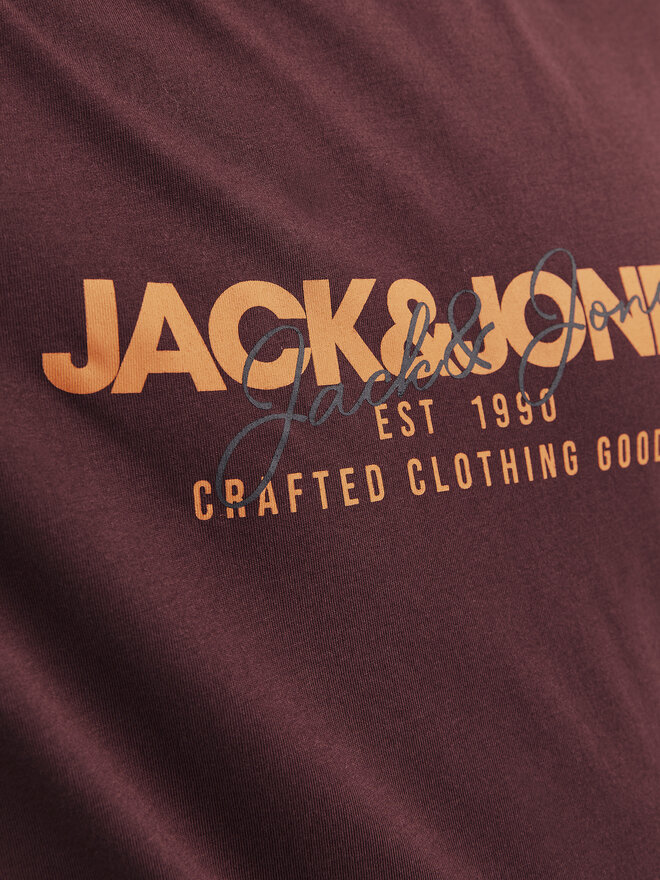Jack&Jones Jack&Jones Póló Alvis 12256803 Piros Standard Fit