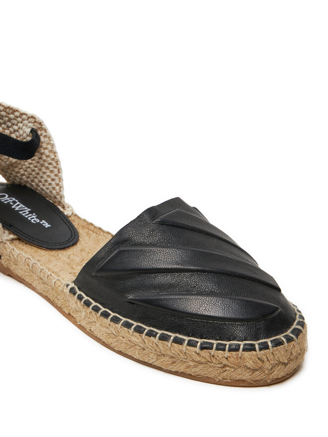 Off-White Espadrilles Off-White OWIB015S23LEA0011010 Fekete