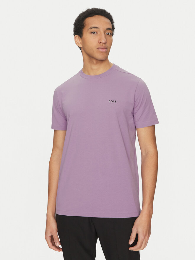 BOSS BOSS Camiseta 50506373 Violeta Regular Fit