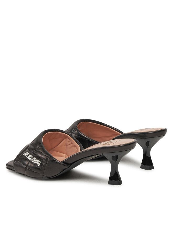 LOVE MOSCHINO Klapki LOVE MOSCHINO JA28025G1IIE0000 Czarny