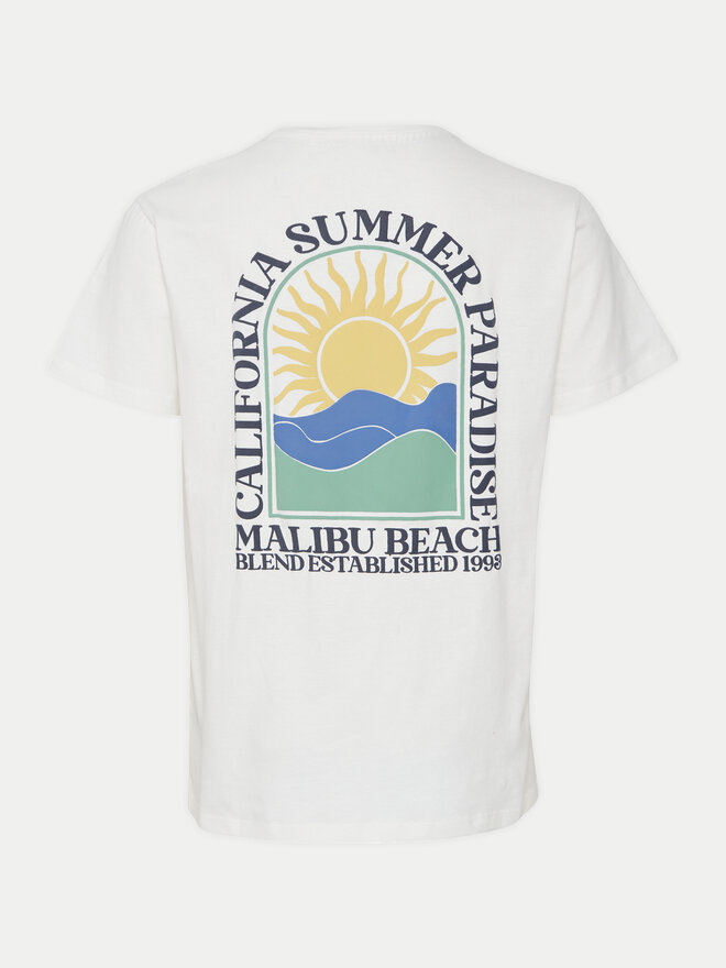 Blend Blend Camiseta 20716481 Blanco Regular Fit