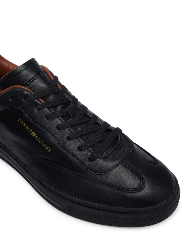 Tommy Hilfiger Sneakers Tommy Hilfiger Th Lo Lux Lth Sneaker FM0FM05996 Schwarz