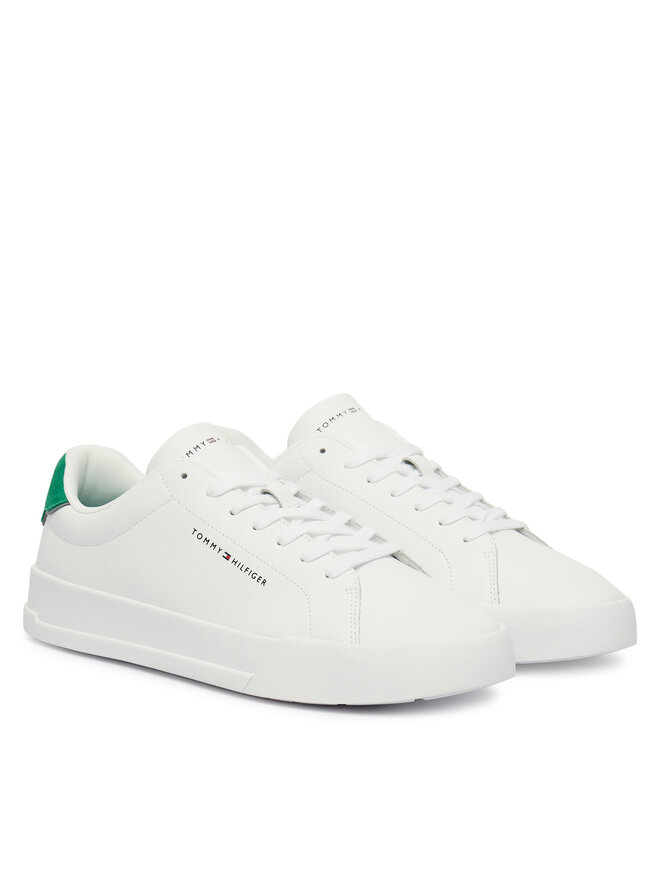 Tommy Hilfiger Sneakers Tommy Hilfiger Th Court Lth Detail Ess FM0FM05367 Weiß