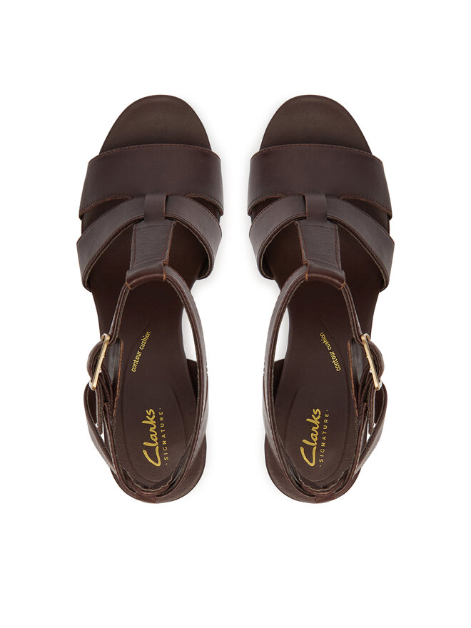 Босоніжки Clarks Sabina Hope 26186104 Коричневий | evzuttya.com.ua