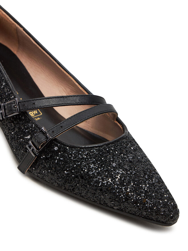 Hispanitas Baleríny Hispanitas Glitter-I24 BHI243567 Čierna