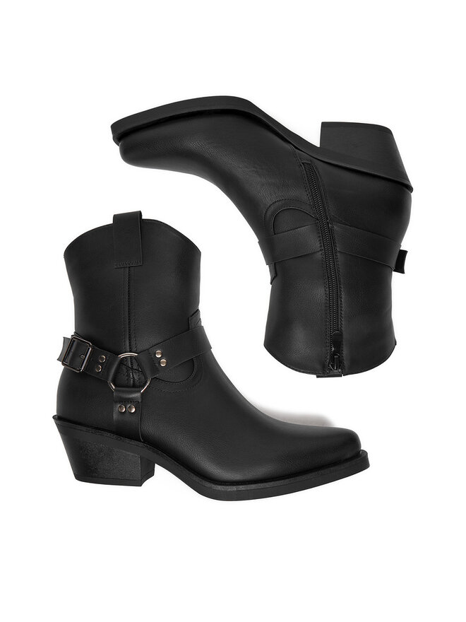 DeeZee Καουμπόικες Μπότες & Μποτάκια DeeZee HX21065-55A Μαύρο
