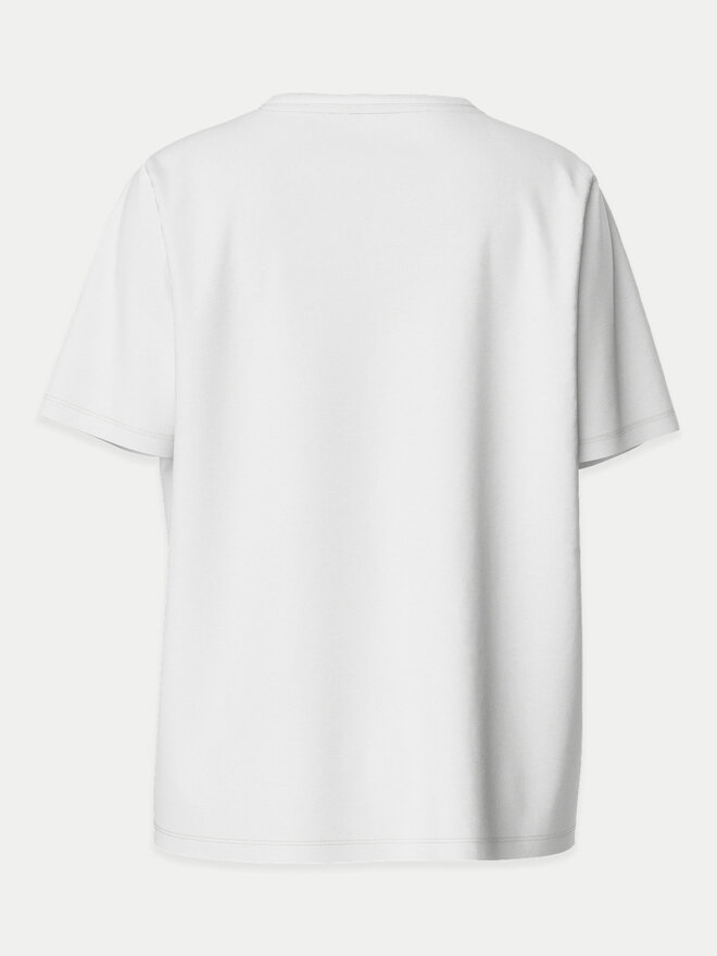 Pieces Pieces Camiseta Tulia 17156902 Blanco Oversize