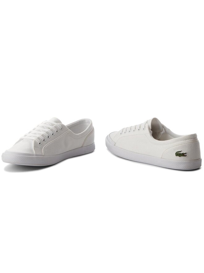 Lacoste Sneakers aus Stoff Lacoste Lancelle Bl2 Spw 7-32SPW0136001 Weiß