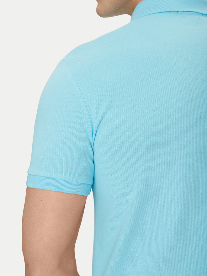 Polo Ralph Lauren Polo Ralph Lauren Поло Core Replen 710782592 Голубий Custom Slim Fit
