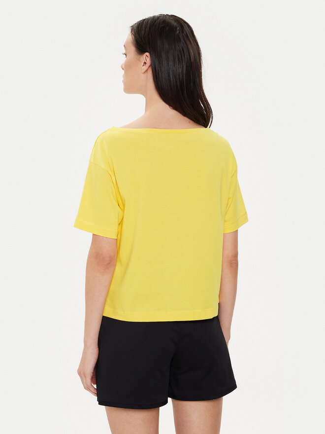 Sisley Sisley Camiseta 3096L400N Amarillo Relaxed Fit