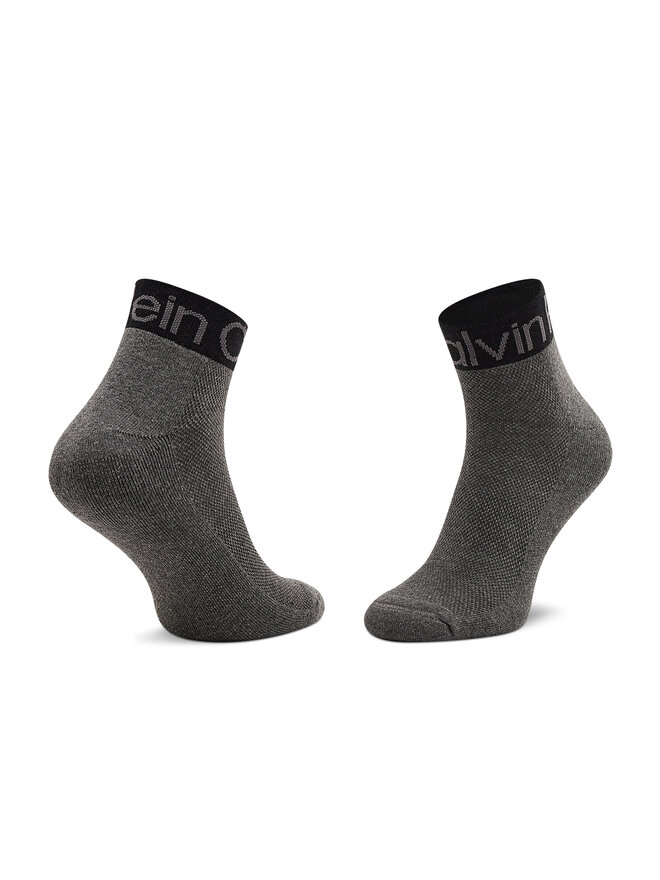 Calvin Klein 3 pár férfi bokazokni Calvin Klein 701218722 Szürke