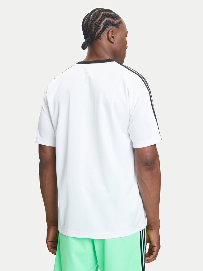adidas adidas Camiseta adicolor Jacquard JW5877 Blanco Loose Fit