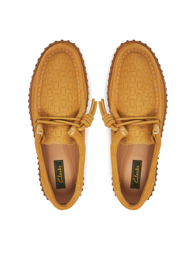Clarks Pusbačiai Clarks Torhill Bee 26181188 Auksinė