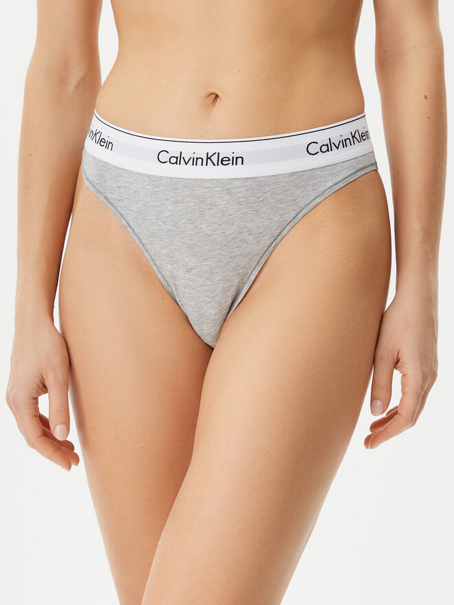 Calvin Klein Underwear Calvin Klein Underwear Класичні труси з високою талією LV00QF8319 Сірий