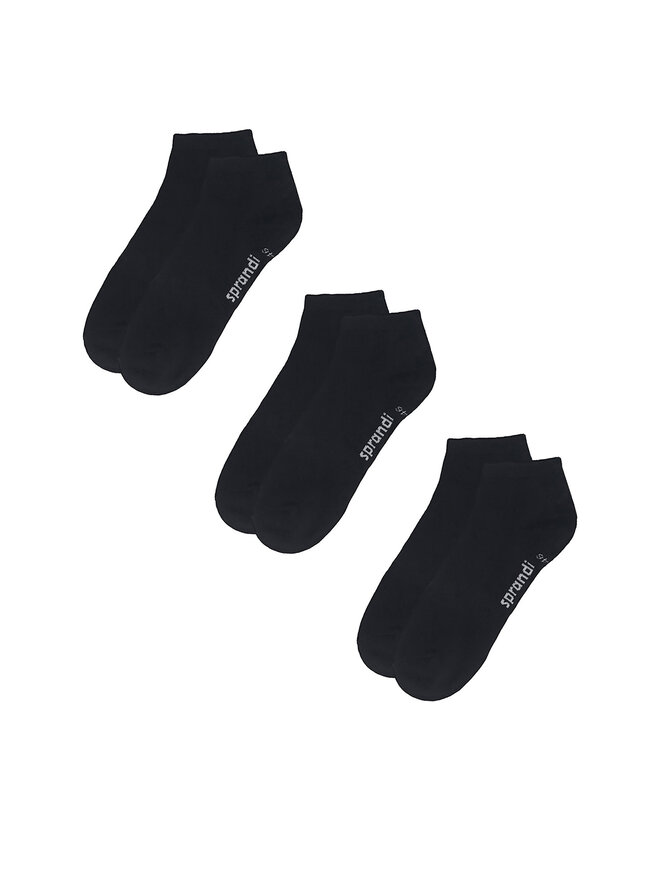 Sprandi Набір з 3 пар низьких жіночих шкарпеток Sprandi 0WB-001-AW23 (3-pack) Чорний