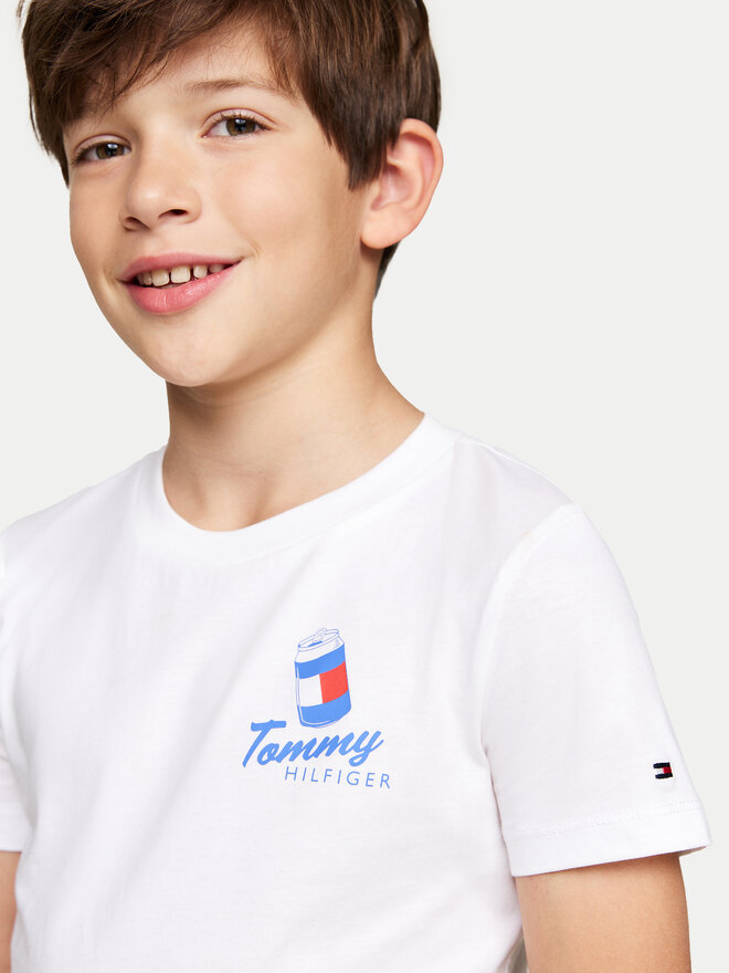 Tommy Hilfiger Tommy Hilfiger Marškinėliai KB0KB09281 Balta Regular Fit