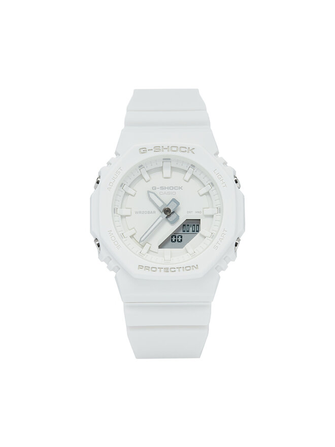 G-Shock Zegarek G-Shock Time On Tone GMA-P2100-7AER Biały